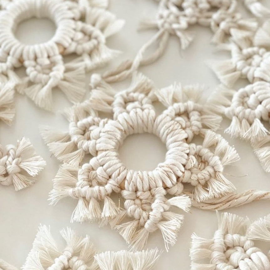 Ornament Macrame Snowflake