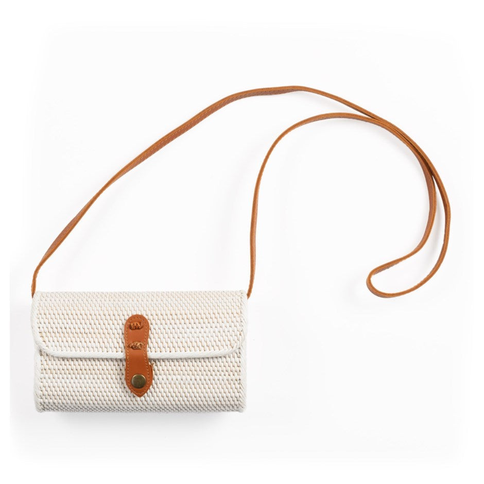 White bali online bag