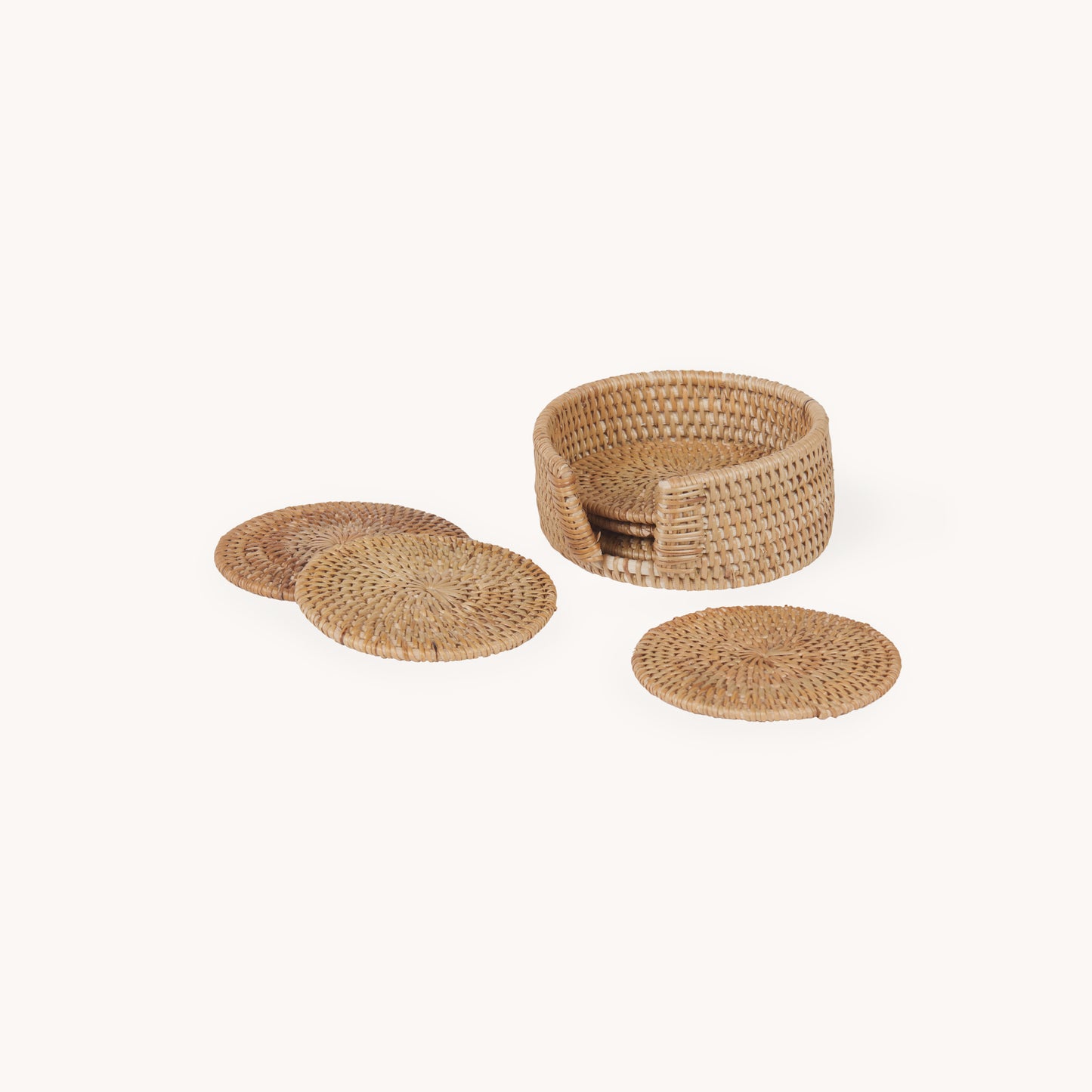 Rattan Coasters